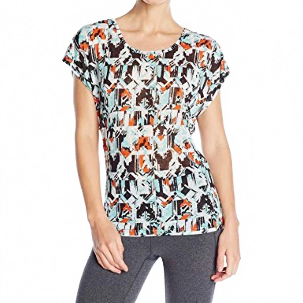 NEW SOYBU activewear back cutout burnout t-shirt in nirvana